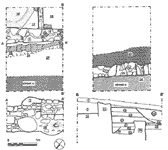 04.5, plans, elevation of wall 3, and section.