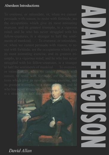 Cover of Adam Ferguson | David Allan | 9781857521382