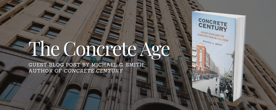 Cover of Concrete Century with title of the blog post