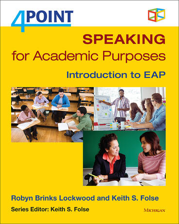Cover of 4 Point Speaking for Academic Purposes - Introduction to EAP