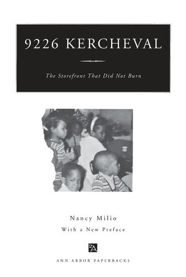 Cover of 9226 Kercheval - The Storefront that Did Not Burn, With a New Preface