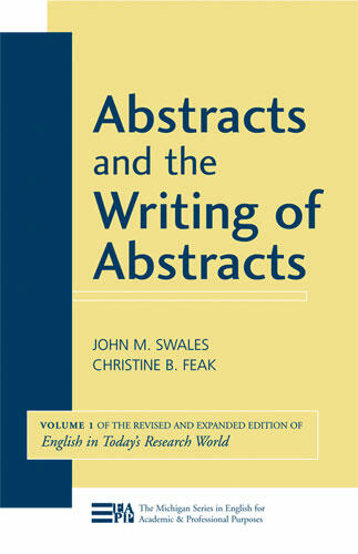 Cover of Abstracts and the Writing of Abstracts