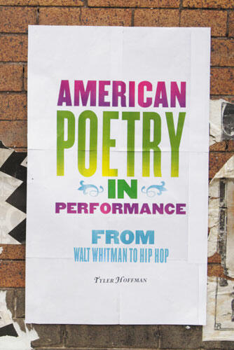 Cover of American Poetry in Performance - From Walt Whitman to Hip Hop