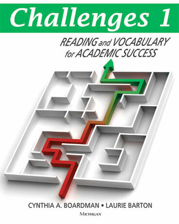 Cover of Challenges 1 - Reading and Vocabulary for Academic Success