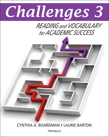 Cover of Challenges 3 - Reading and Vocabulary for Academic Success