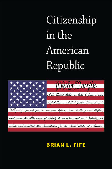 Cover of Citizenship in the American Republic
