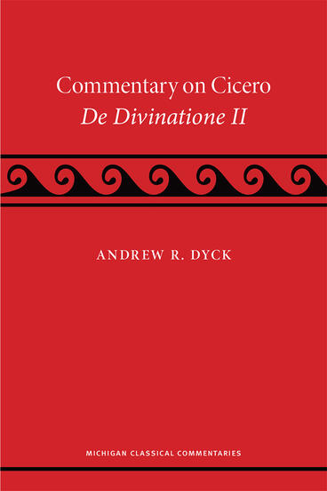 Cover of A Commentary on Cicero, De Divinatione II