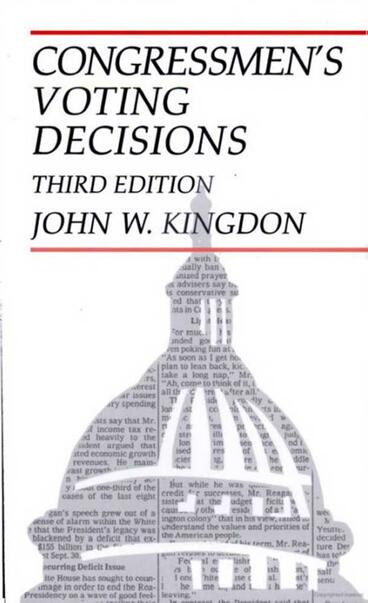 Cover of Congressmen's Voting Decisions