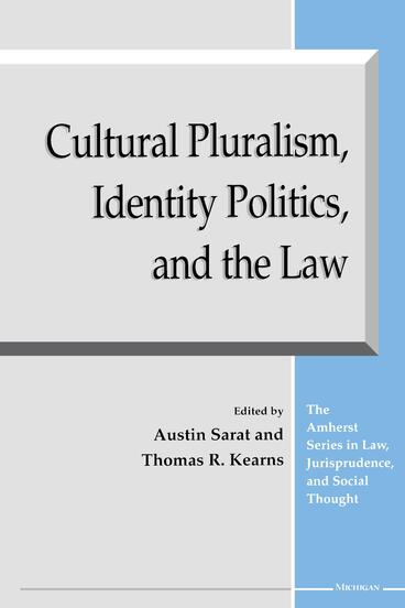 Cover of Cultural Pluralism, Identity Politics, and the Law