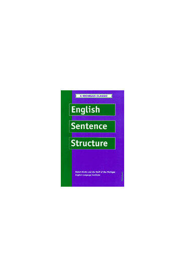 Cover of English Sentence Structure