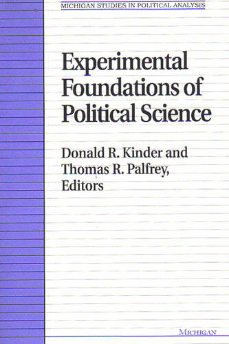 Cover of Experimental Foundations of Political Science