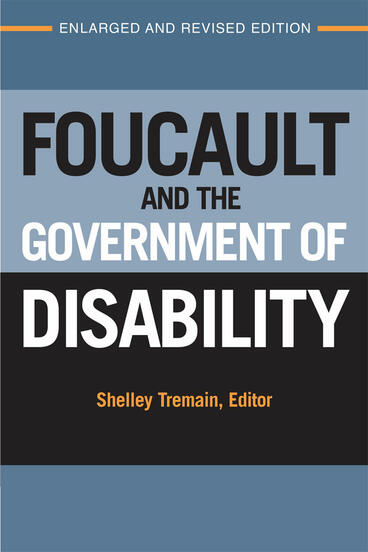 Cover of Foucault and the Government of Disability