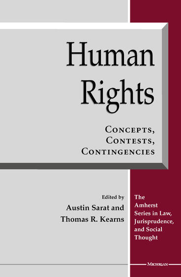 Cover of Human Rights - Concepts, Contests, Contingencies