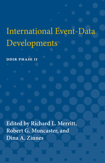 Cover of International Event-Data Developments - DDIR Phase II