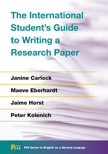 Cover of The International Student's Guide to Writing a Research Paper