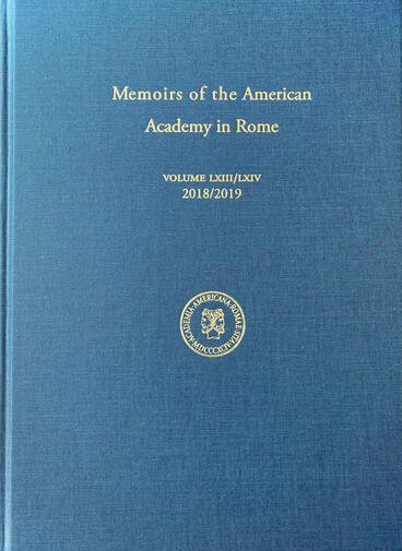 Cover of Memoirs of the American Academy in Rome, Vol. 63/64