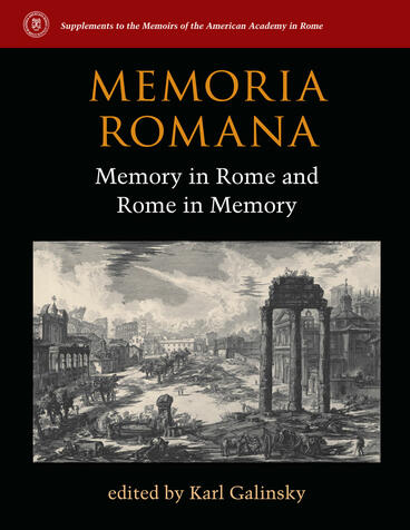 Cover of Memoria Romana - Memory in Rome and Rome in Memory