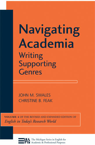 Cover of Navigating Academia - Writing Supporting Genres