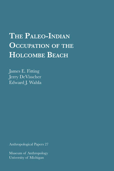 Cover of The Paleo-Indian Occupation of the Holcombe Beach