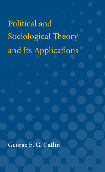 Cover of Political and Sociological Theory and Its Applications