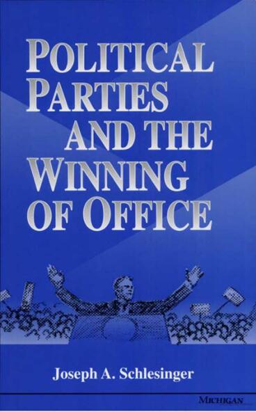 Cover of Political Parties and the Winning of Office