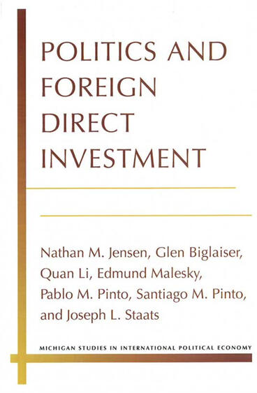 Cover of Politics and Foreign Direct Investment