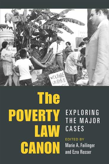 Cover of The Poverty Law Canon - Exploring the Major Cases