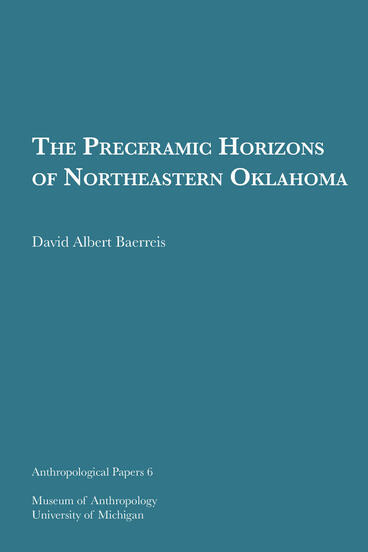 Cover of The Preceramic Horizons of Northeastern Oklahoma