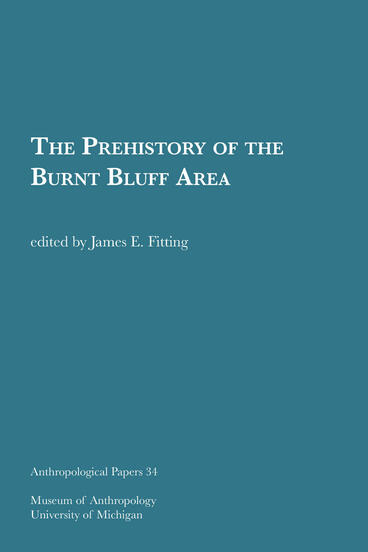 Cover of The Prehistory of the Burnt Bluff Area