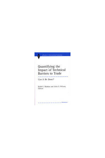 Cover of Quantifying the Impact of Technical Barriers to Trade - Can It Be Done?