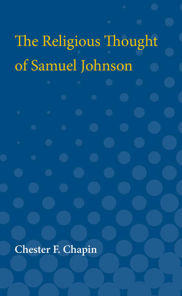 Cover of The Religious Thought of Samuel Johnson