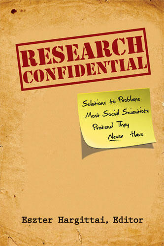 Cover of Research Confidential - Solutions to Problems Most Social Scientists Pretend They Never Have