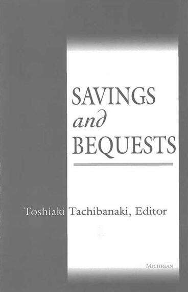 Cover of Savings and Bequests