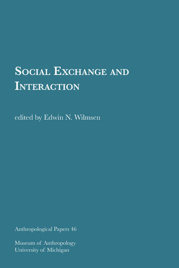 Cover of Social Exchange and Interaction