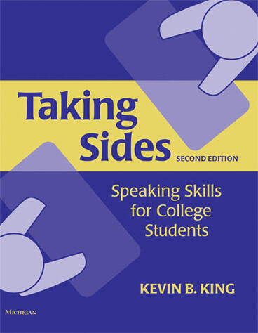 Cover of Taking Sides, Second Edition - Speaking Skills for College Students