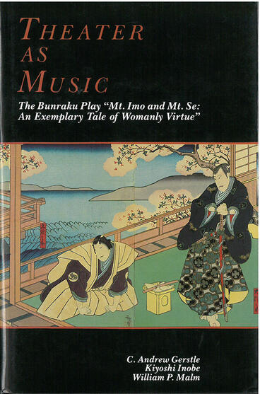 Cover of Theater as Music - The Bunraku Play “Mt. Imo and Mt. Se