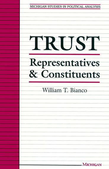 Cover of Trust - Representatives and Constituents
