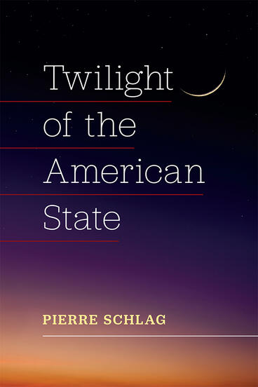 Cover of Twilight of the American State