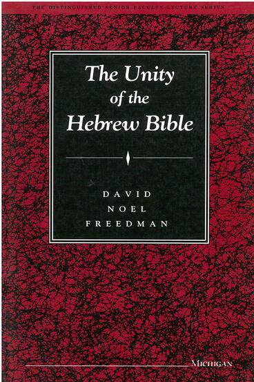 Cover of The Unity of the Hebrew Bible