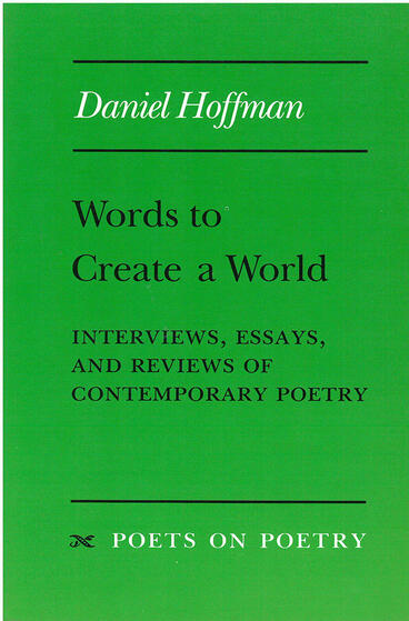 Cover of Words to Create a World