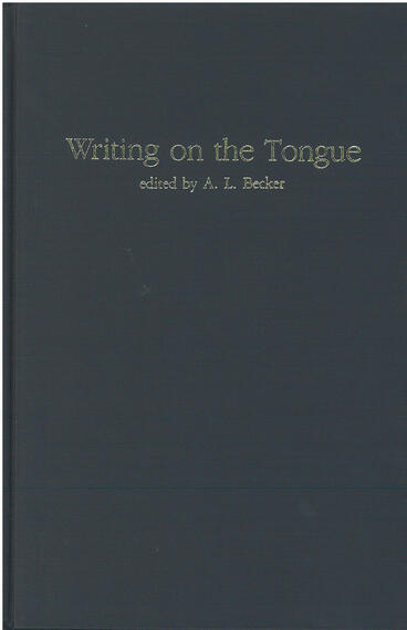 Cover of Writing on the Tongue